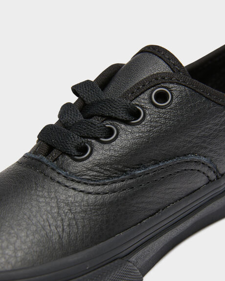 BLACK KIDS BOYS VANS SNEAKERS - VN0A3UIVX0S