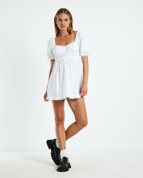 WHITE WOMENS CLOTHING SUBTITLED DRESSES - 52488600026