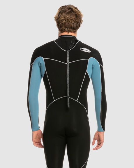 BLACK BLUE SURF MENS QUIKSILVER STEAMERS - EQYW103186-BLM0