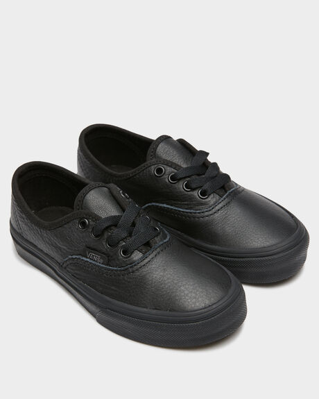 BLACK KIDS BOYS VANS SNEAKERS - VN0A3UIVX0S