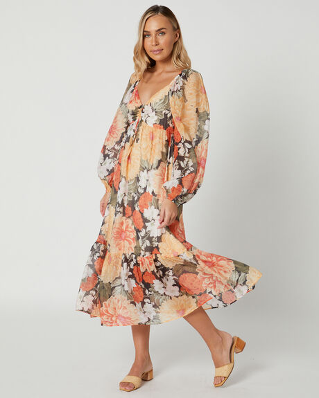 VINTAGE FLORAL WOMENS CLOTHING MINKPINK DRESSES - MG2303456-VINFL