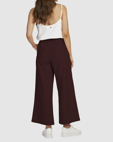 BITTER CHOCOLATE WOMENS CLOTHING ROXY PANTS - URJNP03060-RSY0