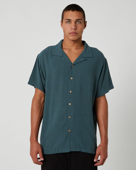 GREEN MENS CLOTHING THE CRITICAL SLIDE SOCIETY SHIRTS - SS24025-GRN