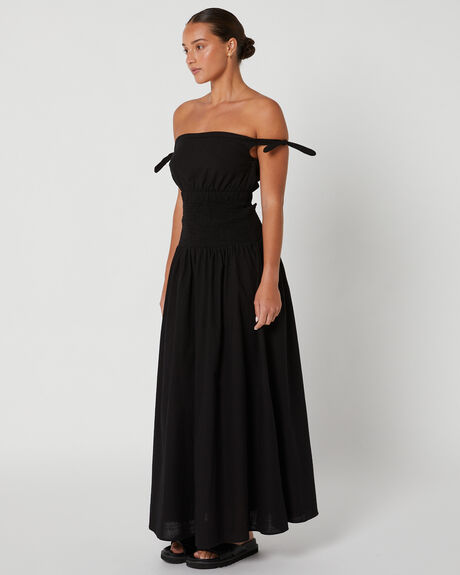 BLACK WOMENS CLOTHING SNDYS DRESSES - SFD763-BLK