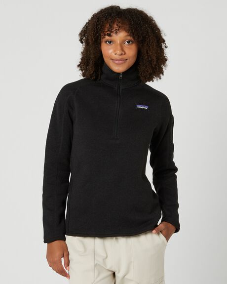 BLACK WOMENS CLOTHING PATAGONIA JUMPERS - 25618-BLK-XS