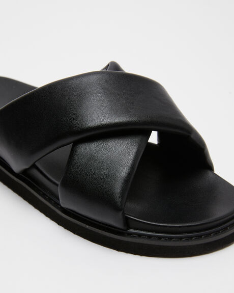 BLACK WOMENS FOOTWEAR BILLINI SLIDES - S949-BLK