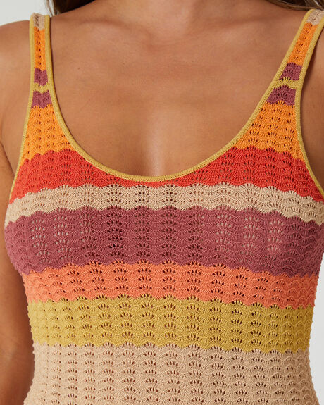 SUNSET STRIPE WOMENS CLOTHING TIGERLILY DRESSES - T631141SNS