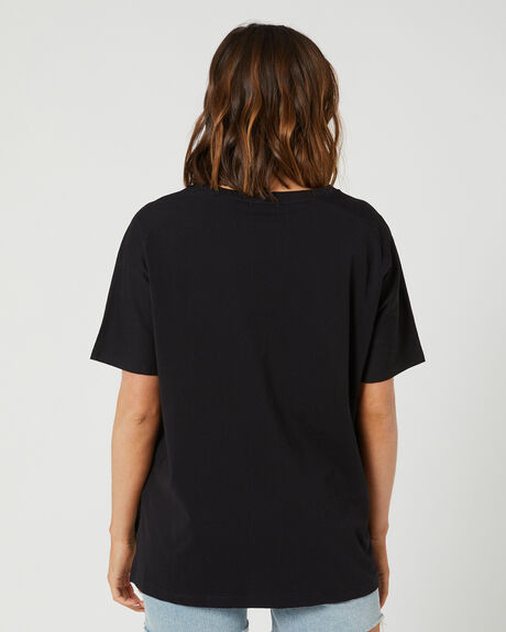 BLACK WOMENS CLOTHING SWELL TEES - S8224001BLK