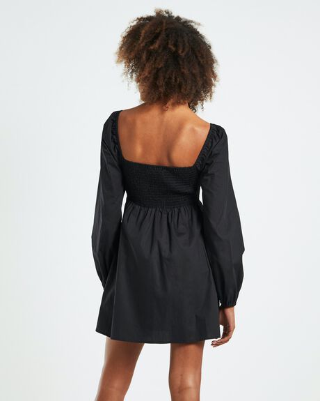BLACK WOMENS CLOTHING SUBTITLED DRESSES - 52548300026