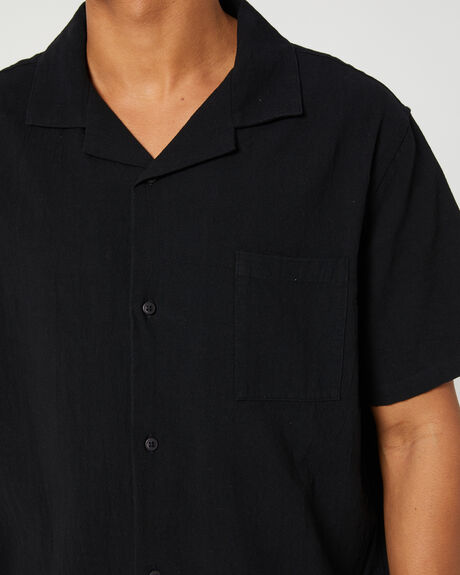 BLACK MENS CLOTHING NO NEWS SHIRTS - N5231162BLK