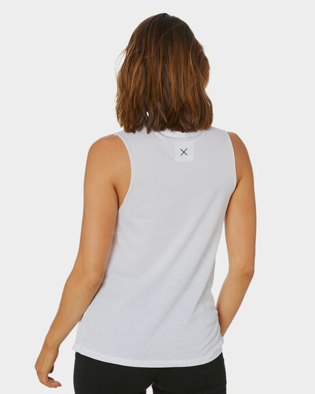 WHITE WOMENS ACTIVEWEAR FIRST BASE TOPS - FB131399W-4