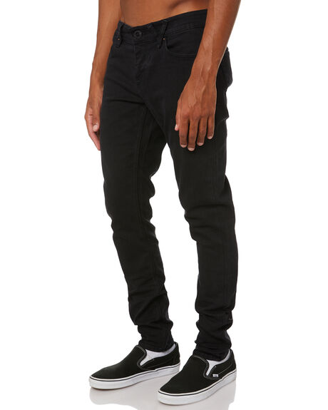 Volcom 2X4 Tapered Mens Jean - Black Out | SurfStitch