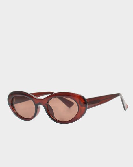 CHOCOLATE WOMENS ACCESSORIES REALITY EYEWEAR SUNGLASSES - REA-SIR-BRN