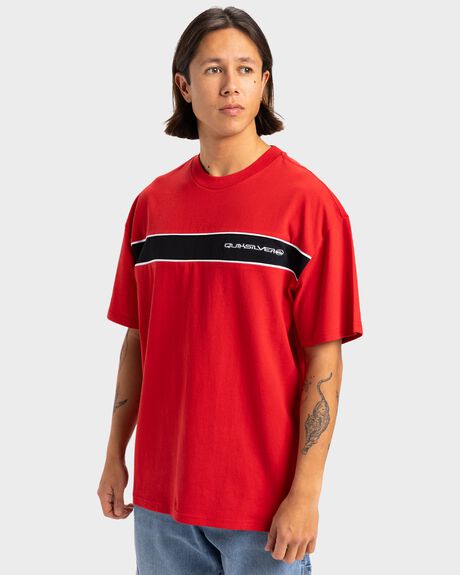 SAMBA MENS CLOTHING QUIKSILVER T-SHIRTS + SINGLETS - UQYKT03300-RZK0
