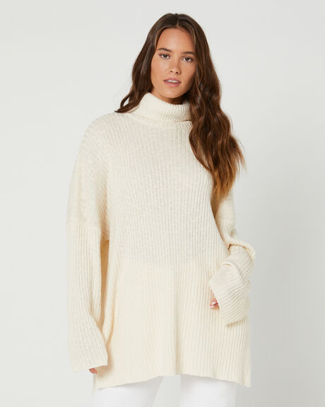 CREAM WOMENS CLOTHING GIRL AND THE SUN KNITS + CARDIGANS - GS724KCRM