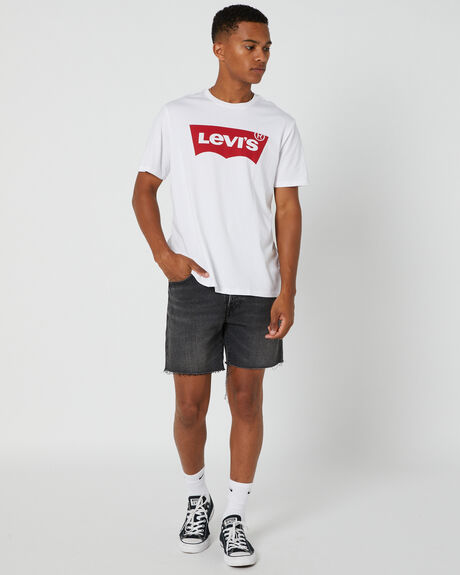 WHITE MENS CLOTHING LEVI'S T-SHIRTS + SINGLETS - 17783-0140