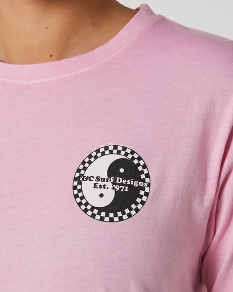 WASHED PINK WOMENS CLOTHING TOWN AND COUNTRY TEES - TC222TEW02-WSPNK
