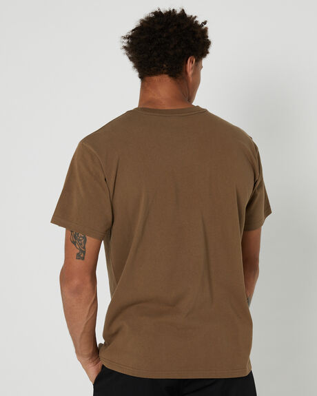 BROWN MENS CLOTHING FORMER GRAPHIC TEES - FTE-23101BRN