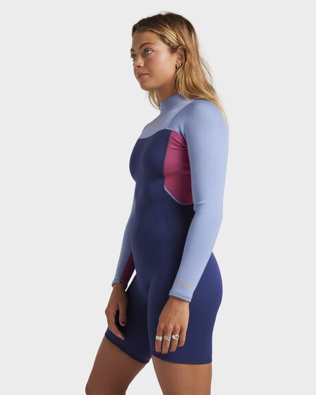 DARK DENIM SURF WOMENS ROXY SPRINGSUITS - ERJW403068-BRQ0