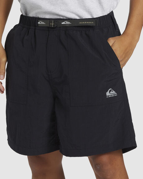 BLACK MENS CLOTHING QUIKSILVER SHORTS - EQYWS03860-KVJ0