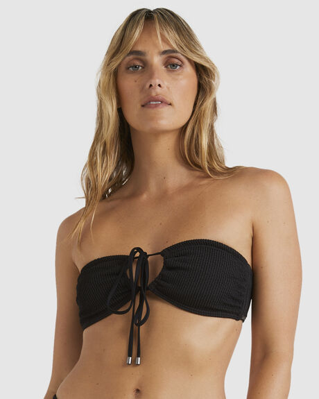 BLACK SANDS WOMENS SWIMWEAR BILLABONG BIKINI TOPS - UBJX300422-BSD