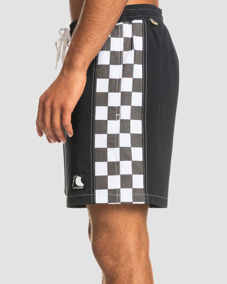 BLACK MENS CLOTHING QUIKSILVER BOARDSHORTS - EQYJV03844-KVJ0