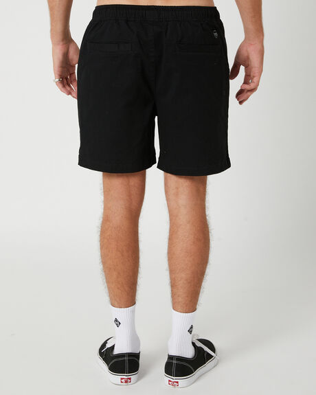 BLACK MENS CLOTHING SWELL SHORTS - SWMS23217BLK