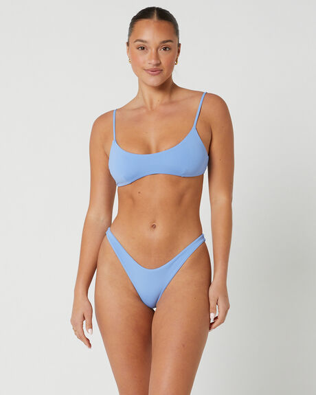 SKY BLUE WOMENS SWIMWEAR SWELL BIKINI TOPS - SWWW23139BLU