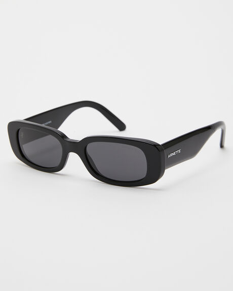 BLACK / DARK GREY WOMENS ACCESSORIES ARNETTE SUNGLASSES - 0AN4317-121487