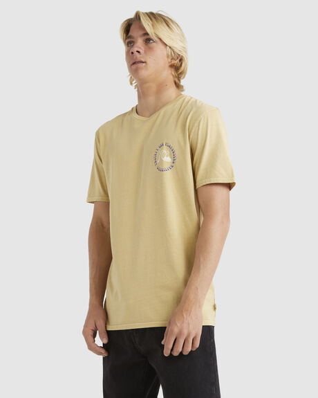 TAOS TAUPE MENS CLOTHING QUIKSILVER GRAPHIC TEES - EQYZT07324-THY0