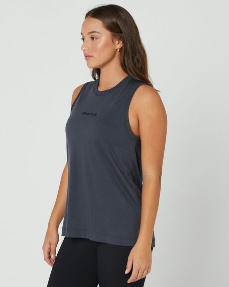 SMOKE WOMENS ACTIVEWEAR DK ACTIVE TOPS - DK11-011-SMK-XS