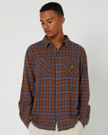NAVY MULTI MENS CLOTHING DEPACTUS SHIRTS - D5214170NAVMUL