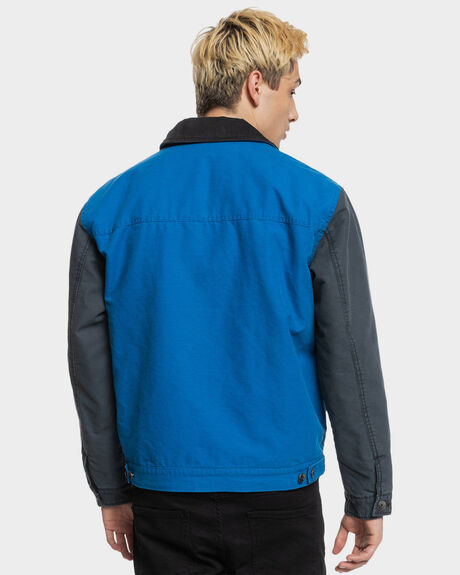 DARK DENIM MENS CLOTHING QUIKSILVER JACKETS - EQYJK03775-BRQ0