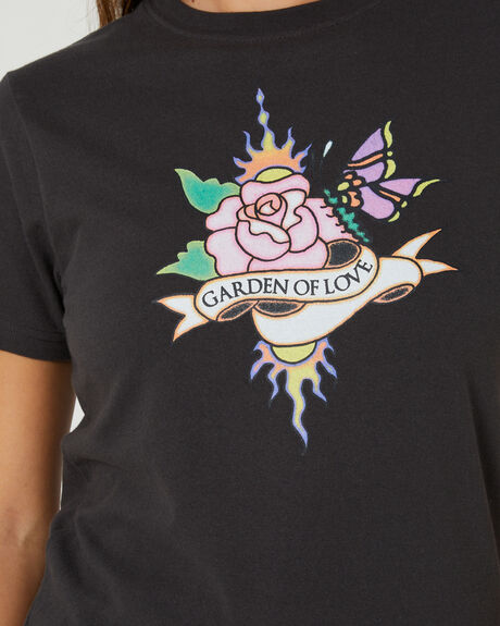 BLACK WOMENS CLOTHING MISFIT TEES - MT135002BLK