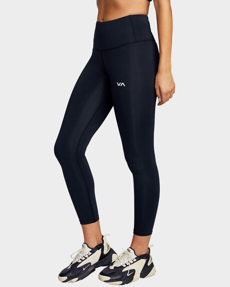 BLACK WOMENS ACTIVEWEAR RVCA LEGGINGS + PANTS - AVJNP00123-BLK