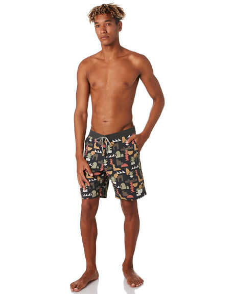 Katin Villa Hybrid Mens Boardshort - Black Wash | SurfStitch