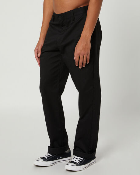 BLACK MENS CLOTHING BRIXTON PANTS - 04832BLACK