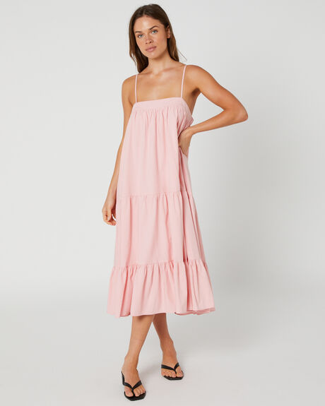 PINK WOMENS CLOTHING GIRL AND THE SUN DRESSES - GS493DPNK