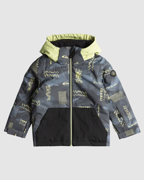 SHADOW CHECKS SNOW KIDS QUIKSILVER SNOW JACKET - EQKTJ03024-SNA5