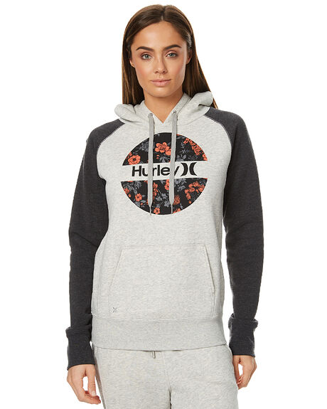 HEATHER GREY WOMENS CLOTHING HURLEY JUMPERS - AGFLKR1705A