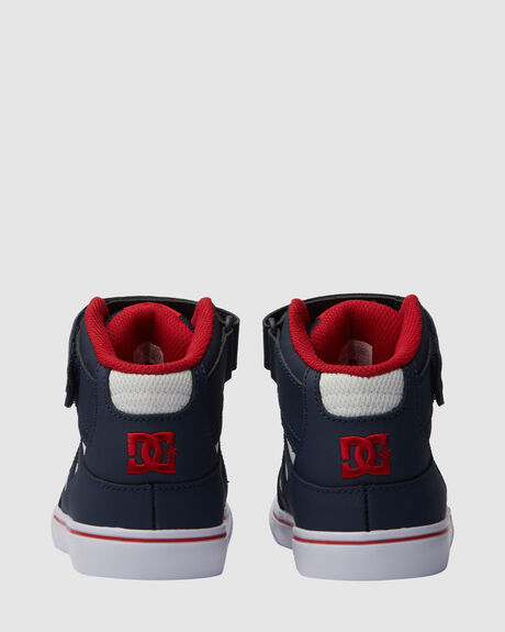 DC NAVY ATH RED KIDS BOYS DC SHOES SNEAKERS - ADBS300324-NYR