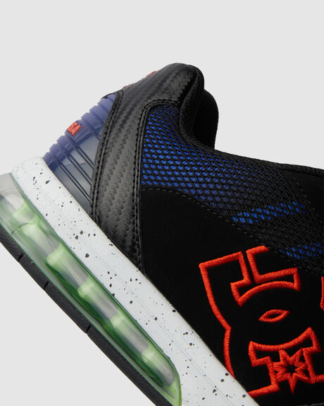 BLACK RED BLUE MENS FOOTWEAR DC SHOES SNEAKERS - ADYS200076-XKRB