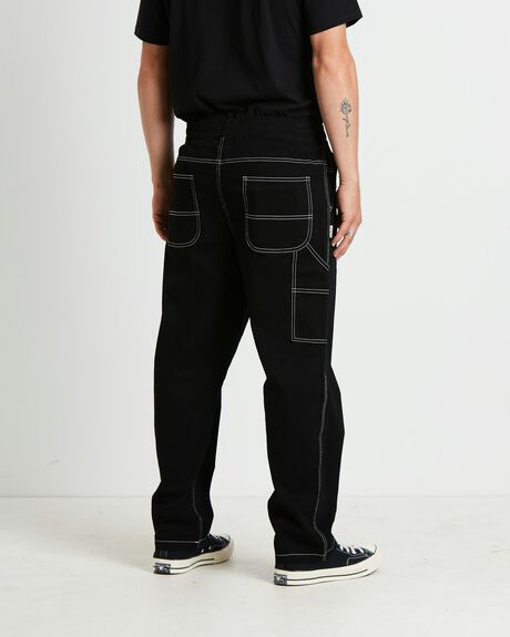 BLACK MENS CLOTHING TAIKAN PANTS - 1000103583-BLK-XS