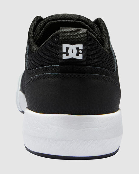BLACK WHITE MENS FOOTWEAR DC SHOES SNEAKERS - ADYS700227-BKW