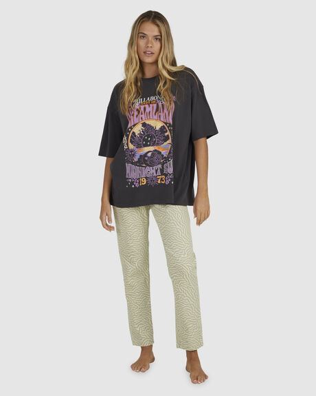OFF BLACK WOMENS CLOTHING BILLABONG TEES - UBJZT00273-OFB