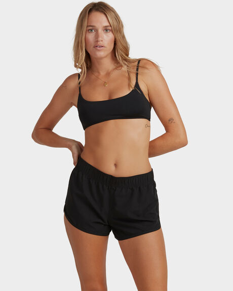 BLACK WOMENS CLOTHING BILLABONG SHORTS - UBJBS00105-BLK