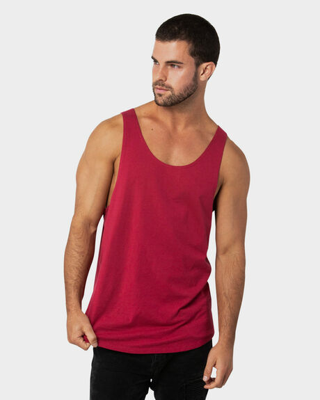 RED MENS CLOTHING ONEBYONE SINGLETS + TANKS - OBO-810-S