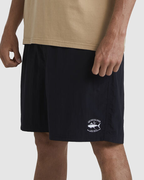 BLACK MENS CLOTHING QUIKSILVER SHORTS - UQMWS03009-KVJ0