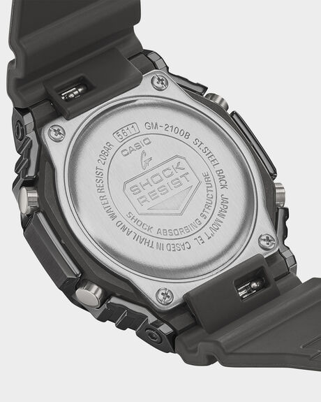 BLACK RED MENS ACCESSORIES G SHOCK WATCHES - GM2100B-4ABLKRD