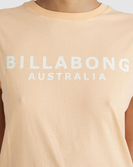 SOFT BLUSH WOMENS CLOTHING BILLABONG T-SHIRTS + SINGLETS - UBJZT00421-MEN0
